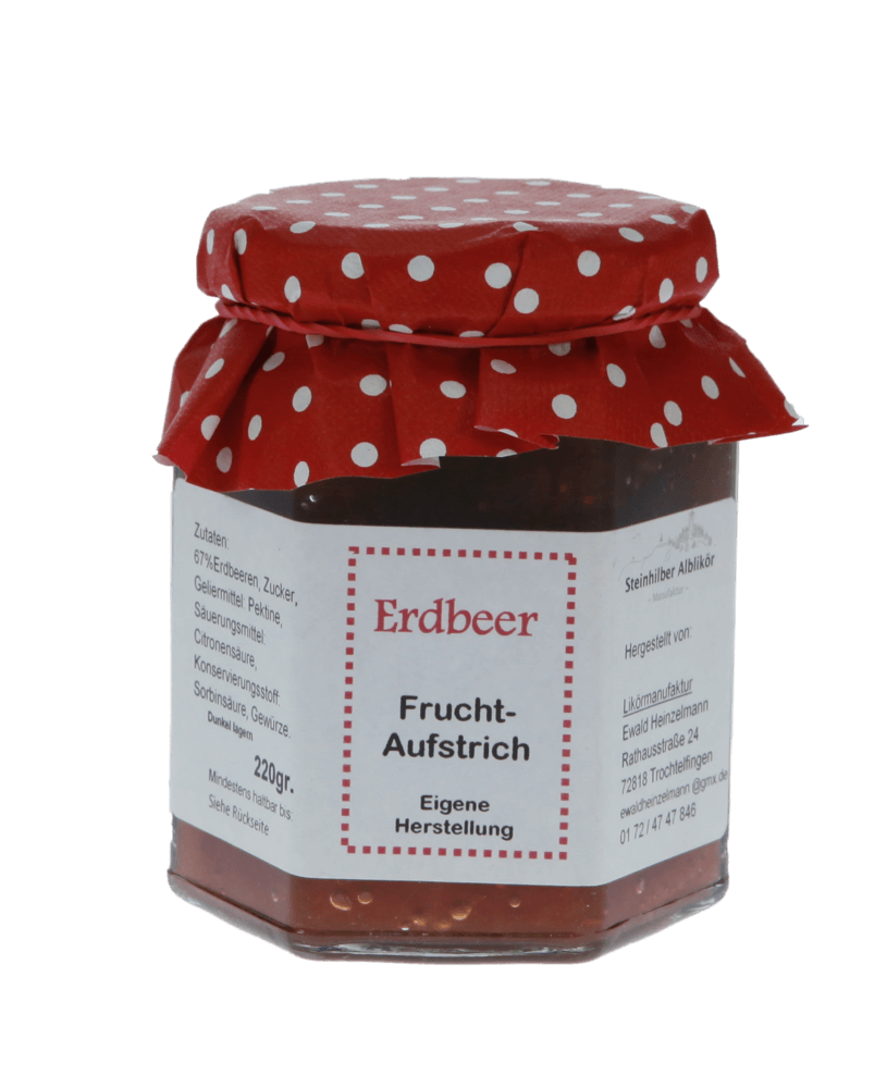 Erdbeeren Fruchtaufstrich 220 Gramm