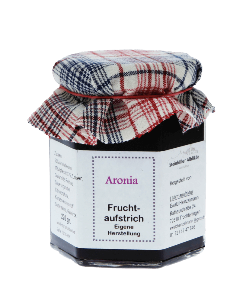 Aronia Fruchtaufstrich 220 Gramm